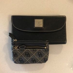 Dooney and Bourke wallet and coin purse